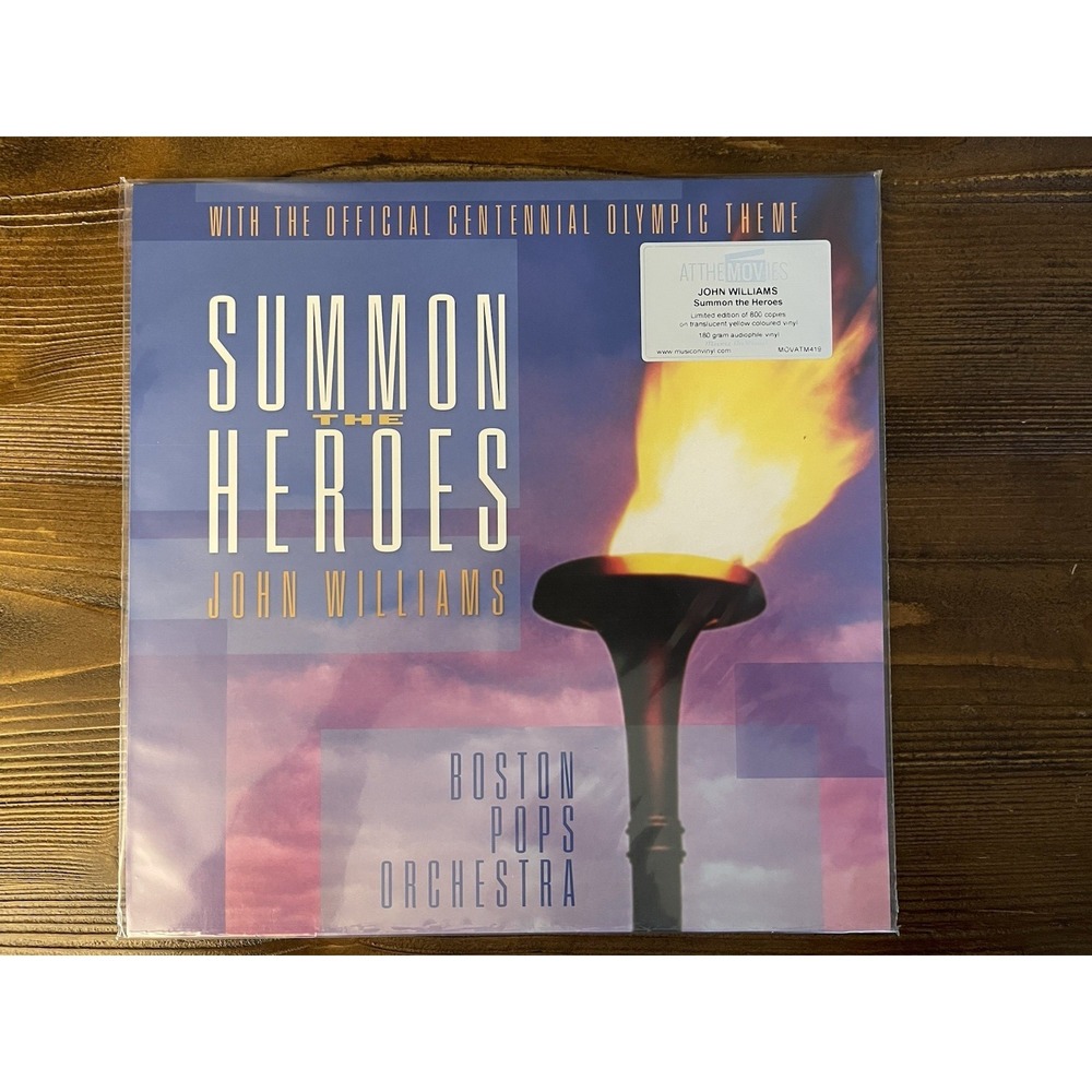 John Williams Summon The Heroes‎ Limited Edition Translucent Yellow Vinyl 2LP